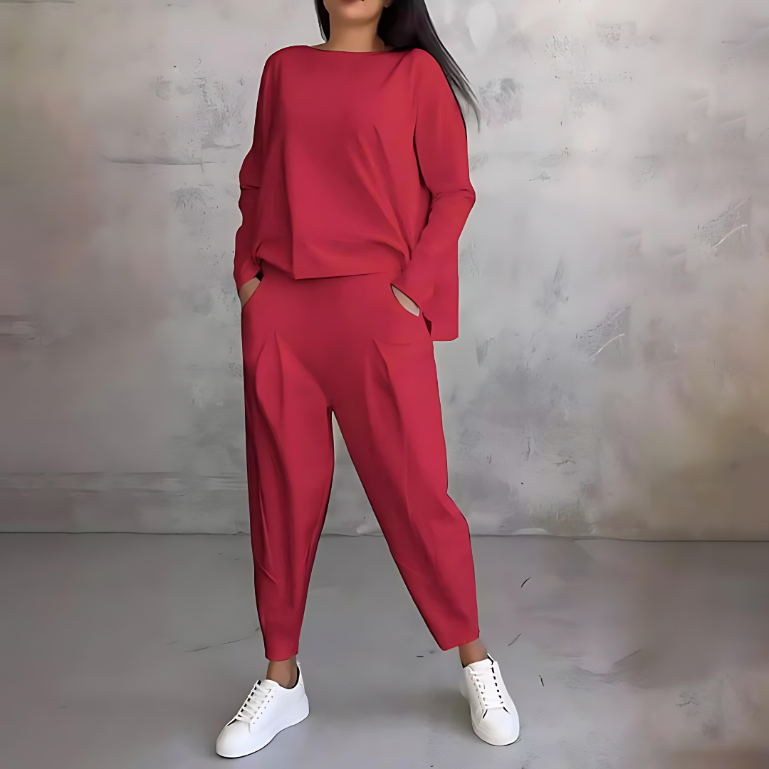 Valenzora | Casual autumn 2-piece set for women