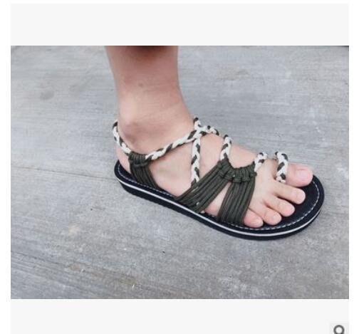 Valenzora | Rope Knot Flat Sandals