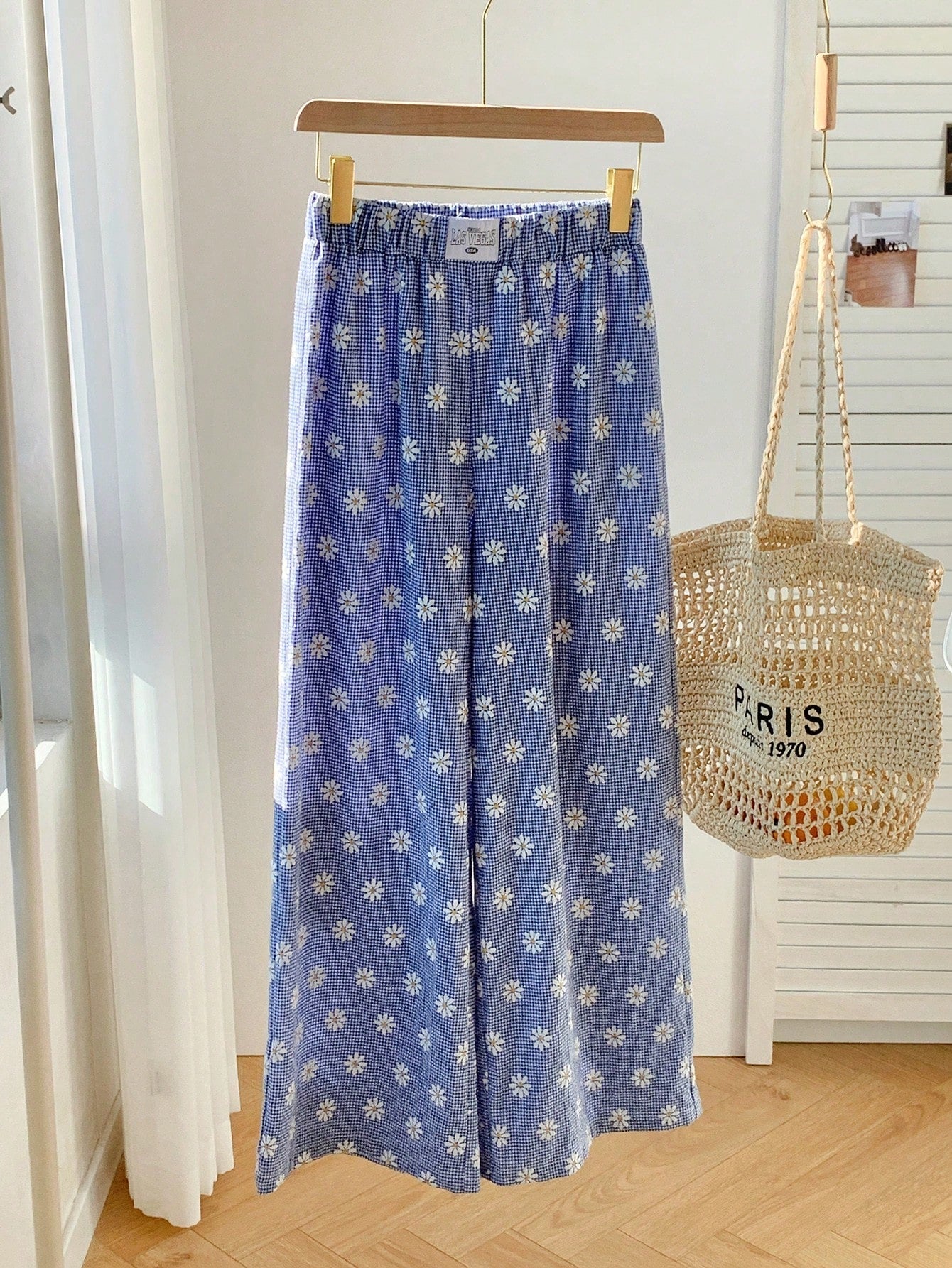 Valenzora | HOSE AUS GESTREIFTEM STOFF