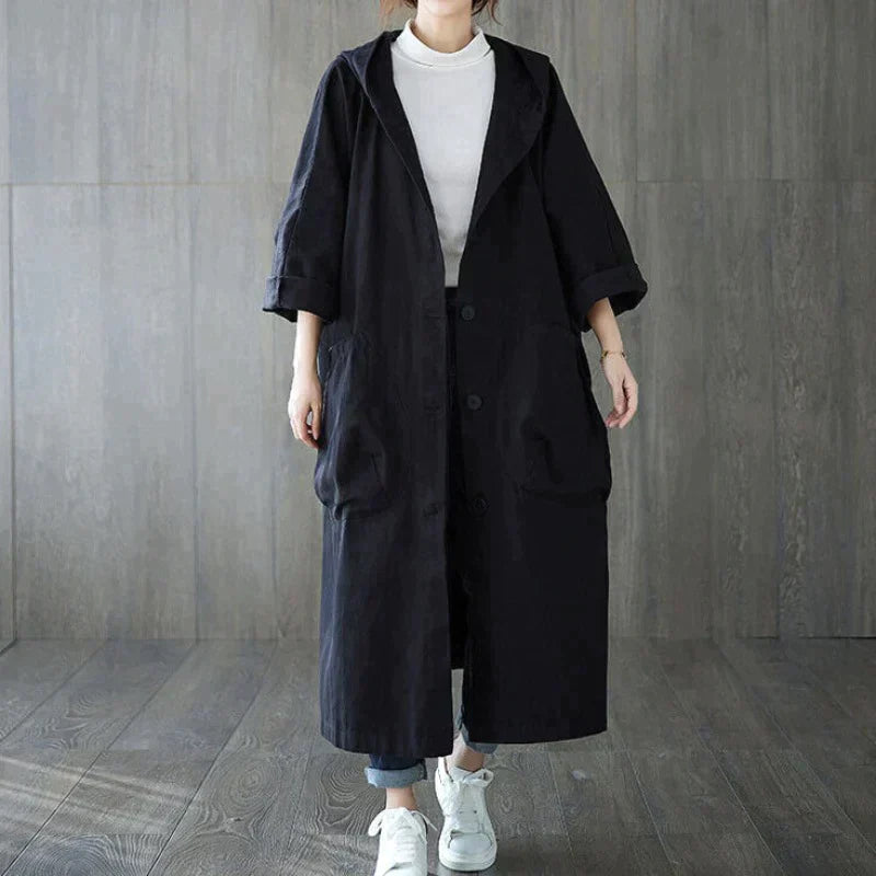 Lira™ - Trench coat with large pockets