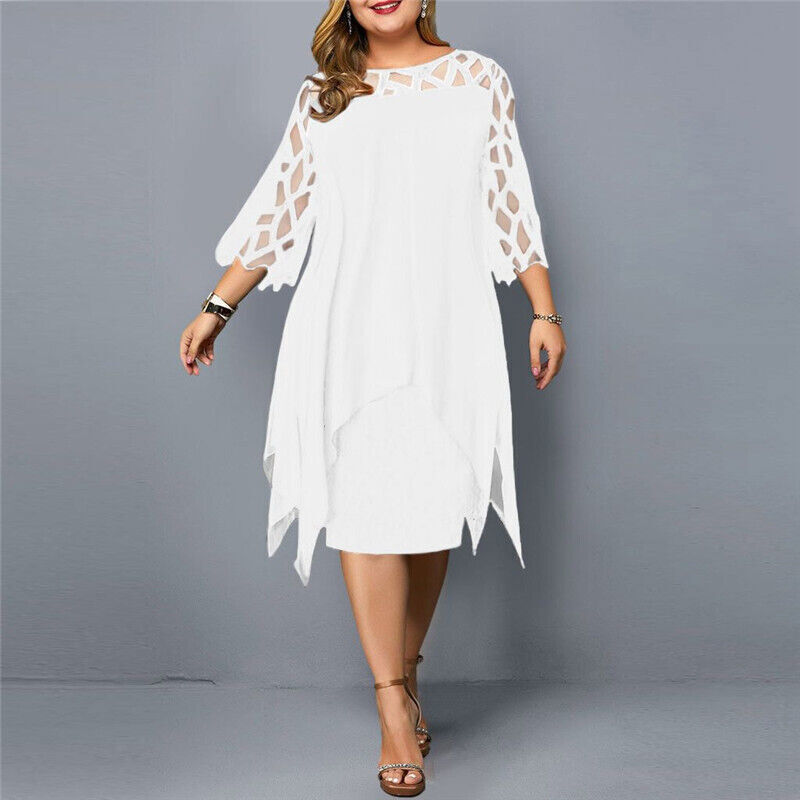 Valenzora | Airy and elegant plus-size dress