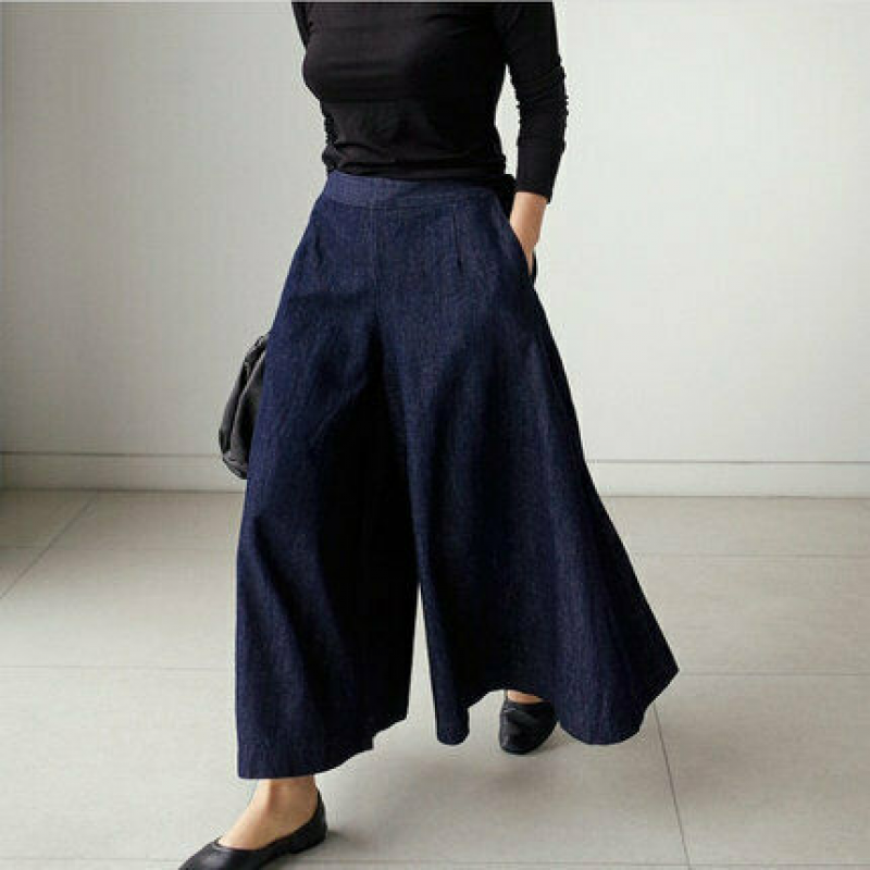 Valenzora - Women's Loose Denim Trousers