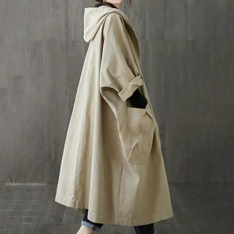 Lira™ - Trench coat with large pockets