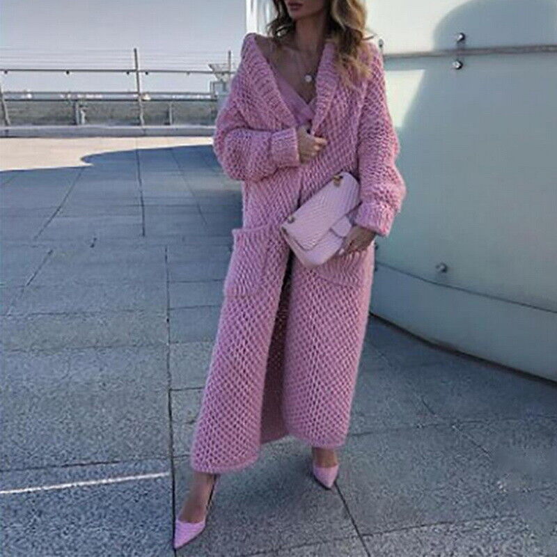 Valenzora – Langer Strickcardigan für Damen