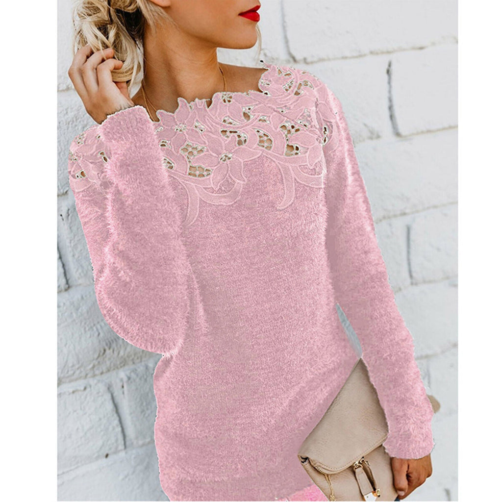 Valenzora | Pullover mit Blumenmuster