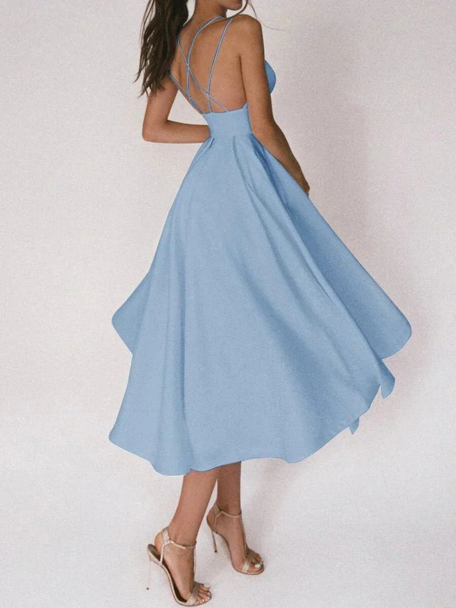 Valenzora | Elegantes schulterfreies Brautkleid mit V-Ausschnitt