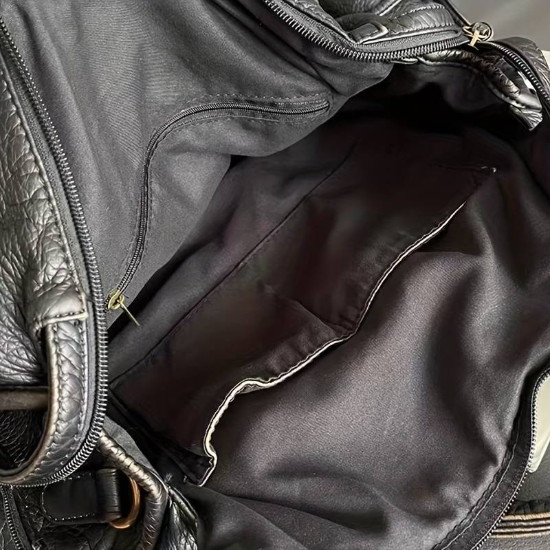 Obsidian - Luxury Black Leather Handbag