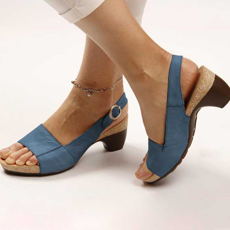 Valenzora | Ortho heeled sandals - Comfortable style