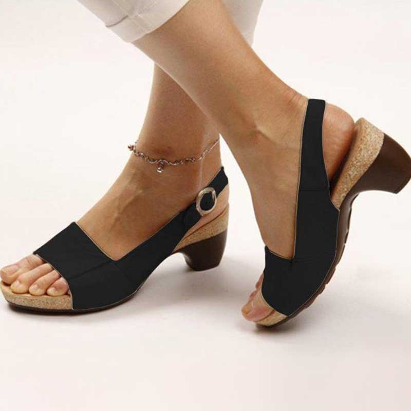 Valenzora | Orthopedic sandals with heels - Comfortable women's sandals for optimal support