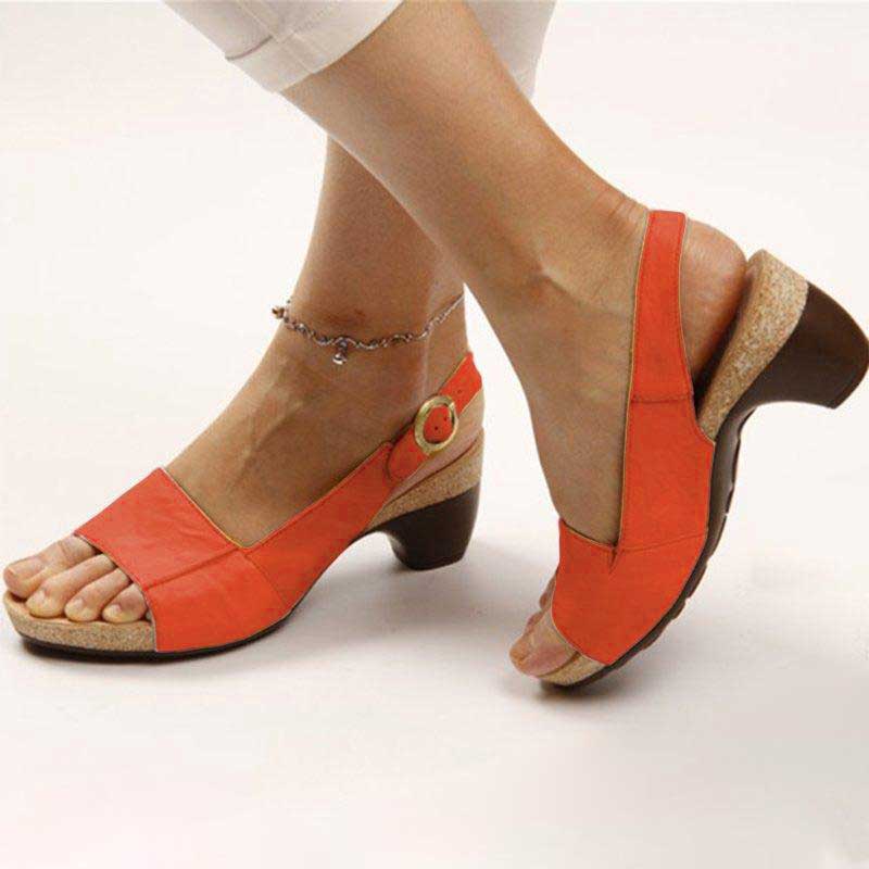 Valenzora | Orthopedic sandals with heels - Comfortable women's sandals for optimal support