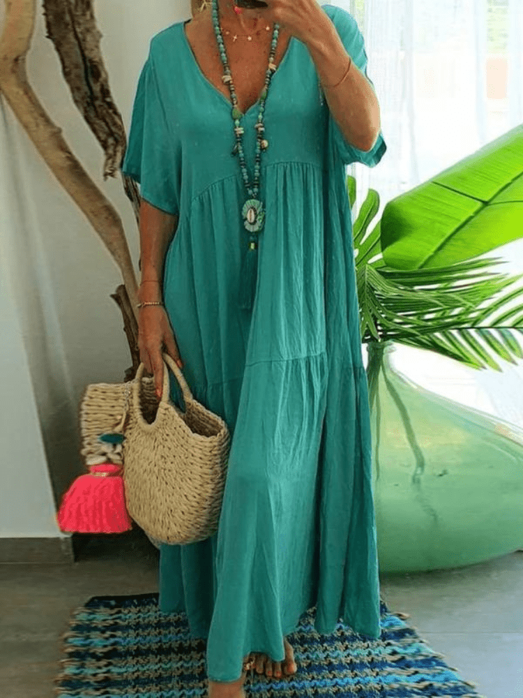 Valenzora | Hübsches Kleid mit kurzen Ärmeln