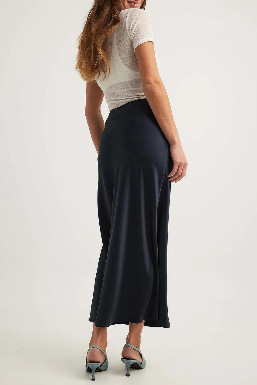 Valenzora | High-waisted satin skirt Anna