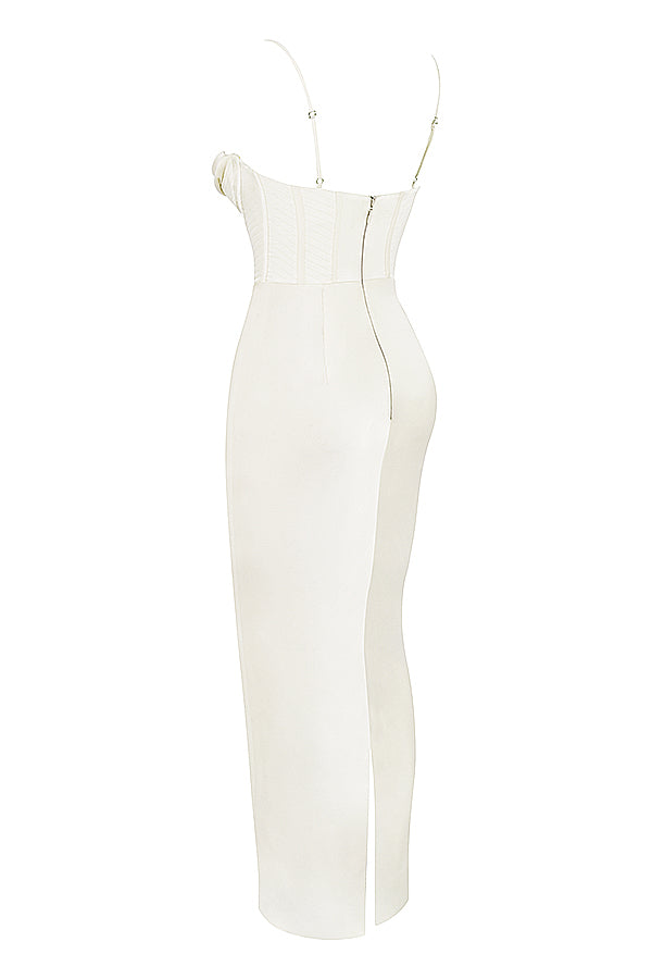 Valenzora | Maxi dress with off-the-shoulder design
