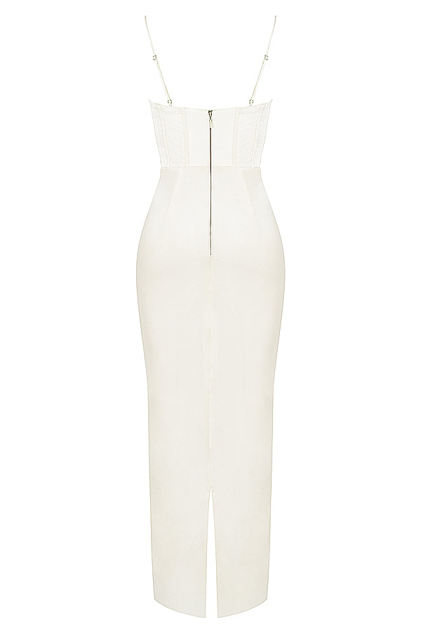Valenzora | Maxi dress with off-the-shoulder design