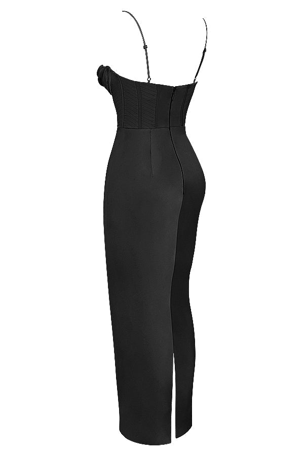 Valenzora | Maxi dress with off-the-shoulder design