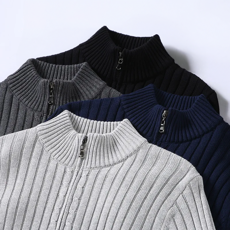 Valenzora | Merino-Cardigan mit Reißverschluss