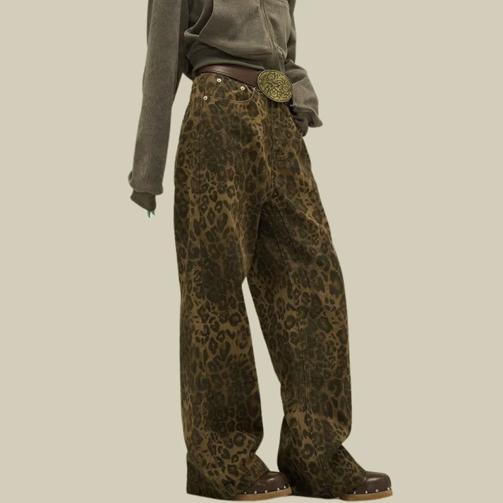 Valenzora | Viral leopard print jeans