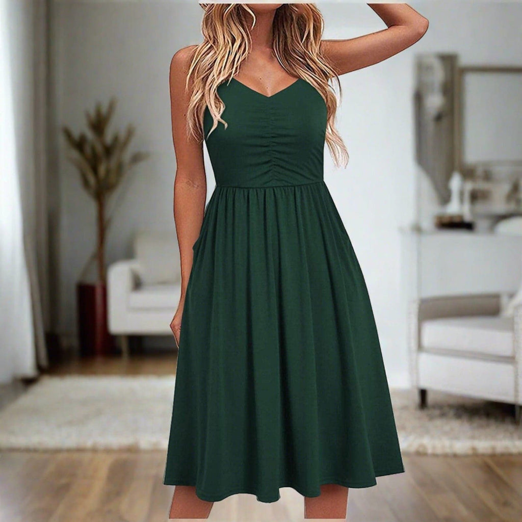 Valenzora | Elegant midi dress for summer