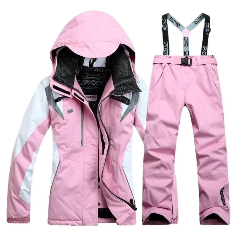 Valenzora | Windproof 2-piece ski suit with hood, warm jacket and matching pants