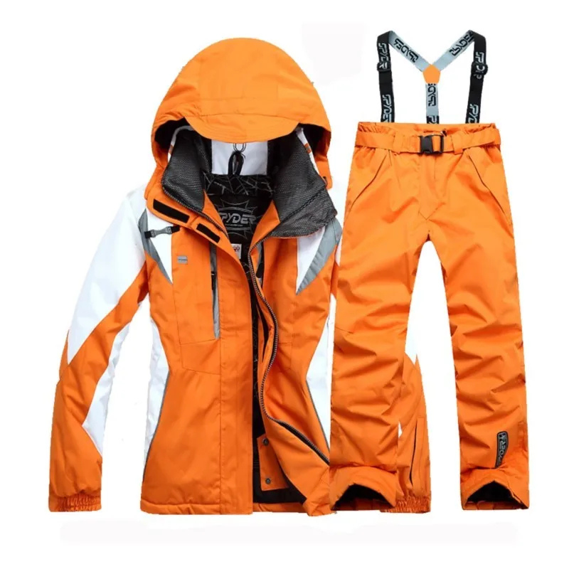 Valenzora | Windproof 2-piece ski suit with hood, warm jacket and matching pants