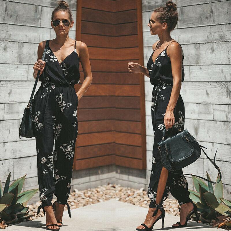 Valenzora | Sleeveless V-neck floral dress, spaghetti straps, loose fit