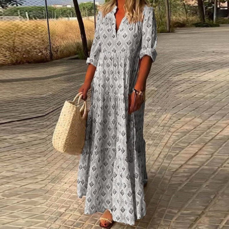 Valenzora | Sommer Boho Maxikleid
