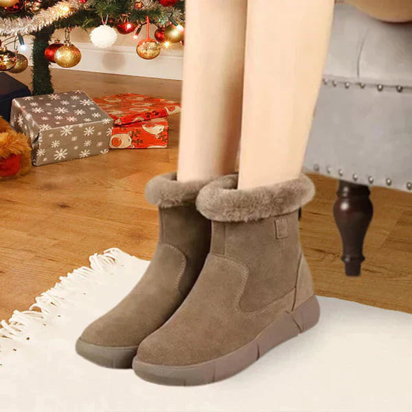 Winter warm fur boots for women