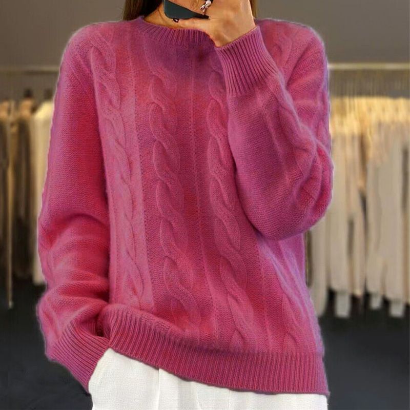 Warm knitted sweater