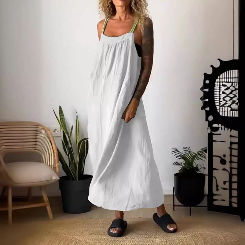 Valenzora | Soft cotton linen dress