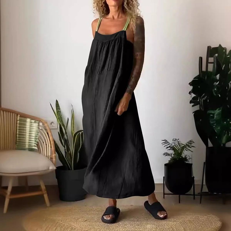Valenzora | Soft cotton linen dress