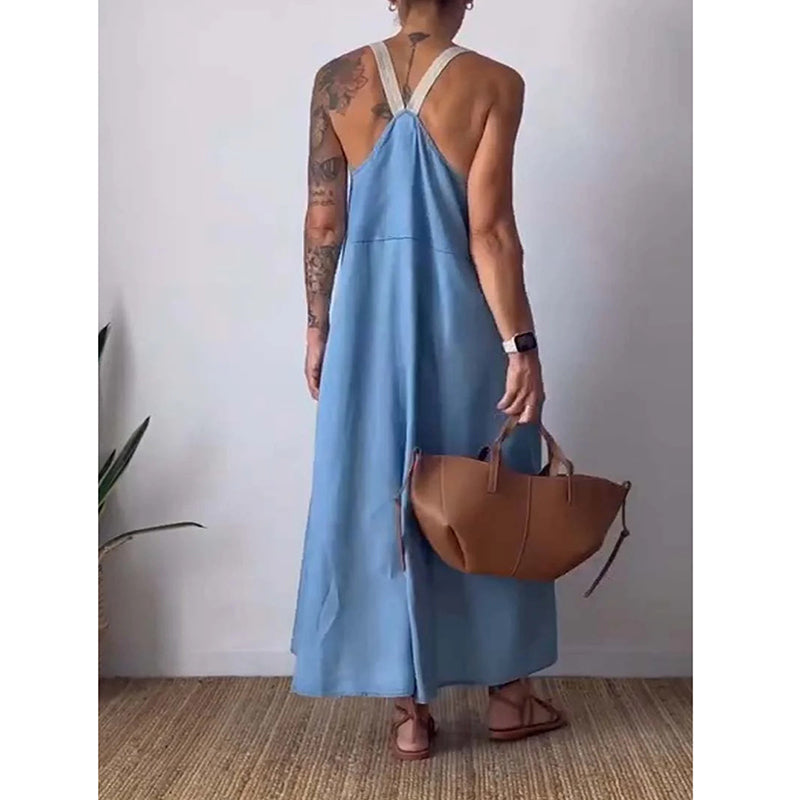 Valenzora | Soft cotton linen dress