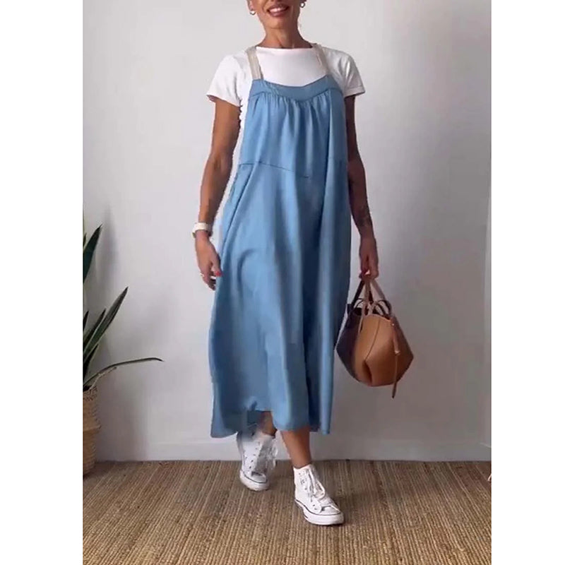 Valenzora | Soft cotton linen dress