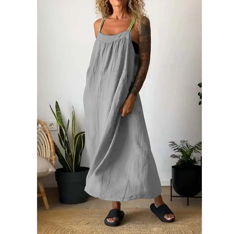 Valenzora | Soft cotton linen dress