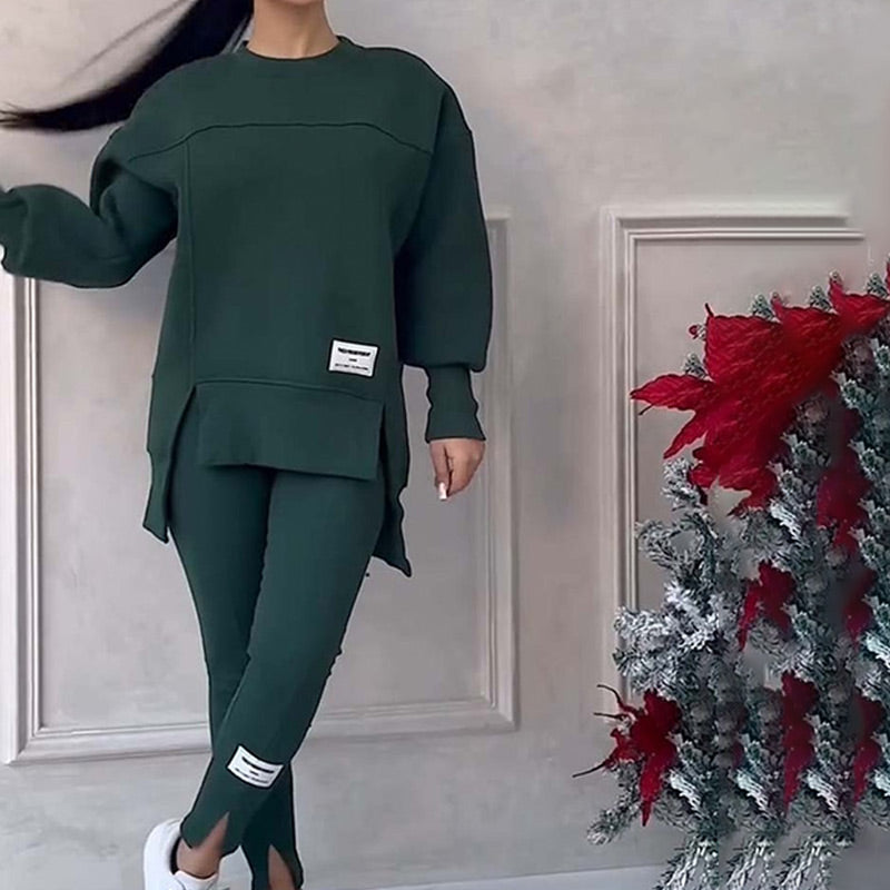 Valenzora | Casual Women's Sweatshirt and Leggings Set