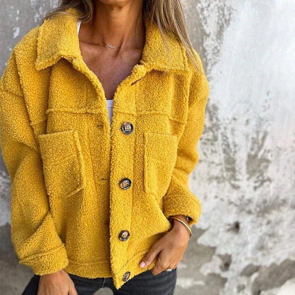 Valenzora | Elegante Kurzjacke aus Wolle mit Revers