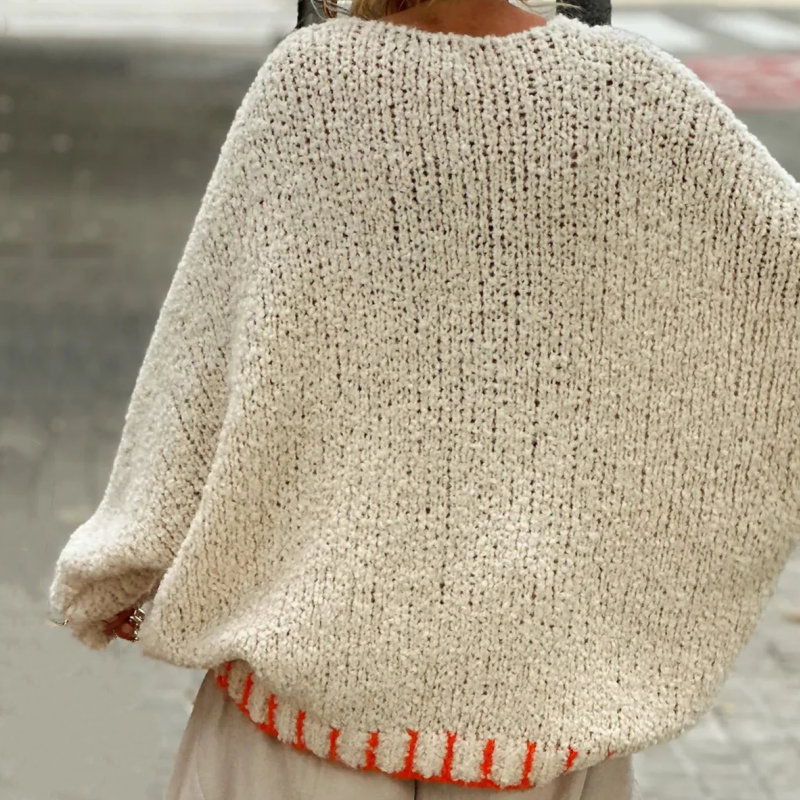 Valenzora | Strickpullover mit V-Ausschnitt