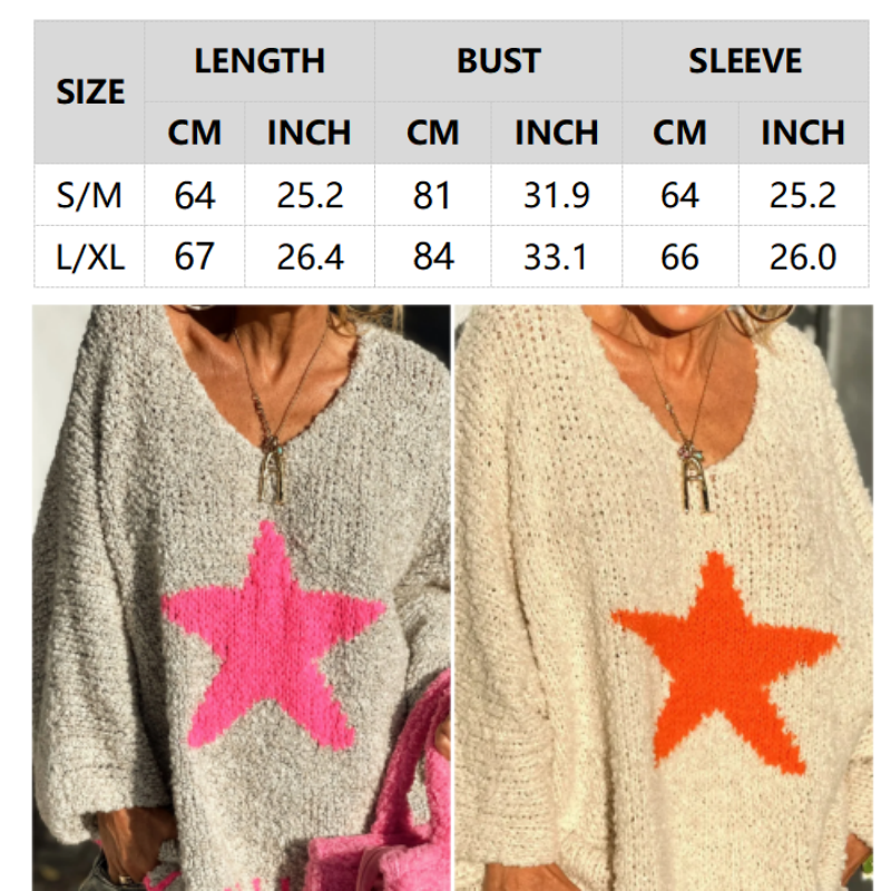 Valenzora | Strickpullover mit V-Ausschnitt