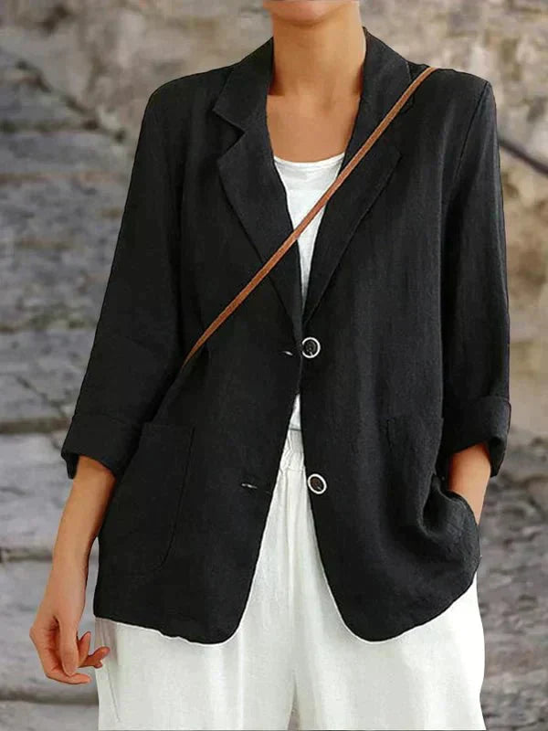 Valenzora | Elegant linen blazer