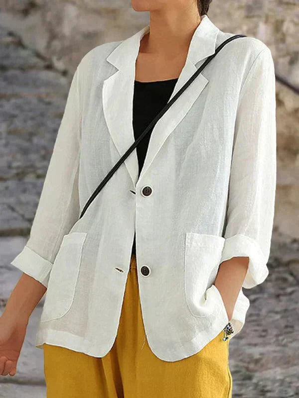 Valenzora | Elegant linen blazer