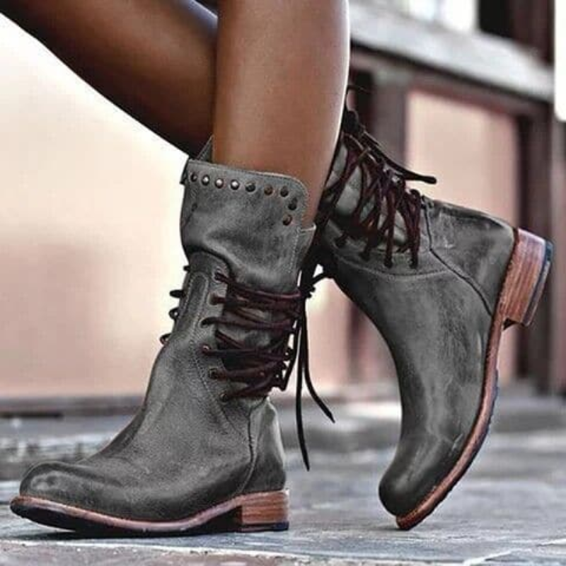 Valenzora | Women's Black Waterproof Ankle Boots