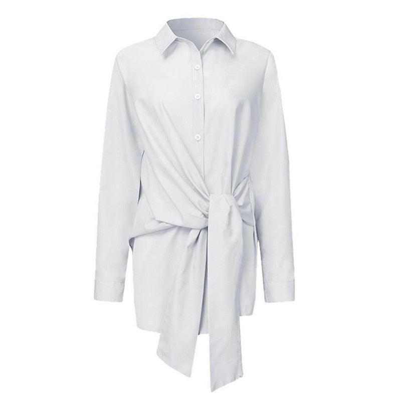 Valenzora | The long-sleeved collared front-band shirt: Effortless style and comfort