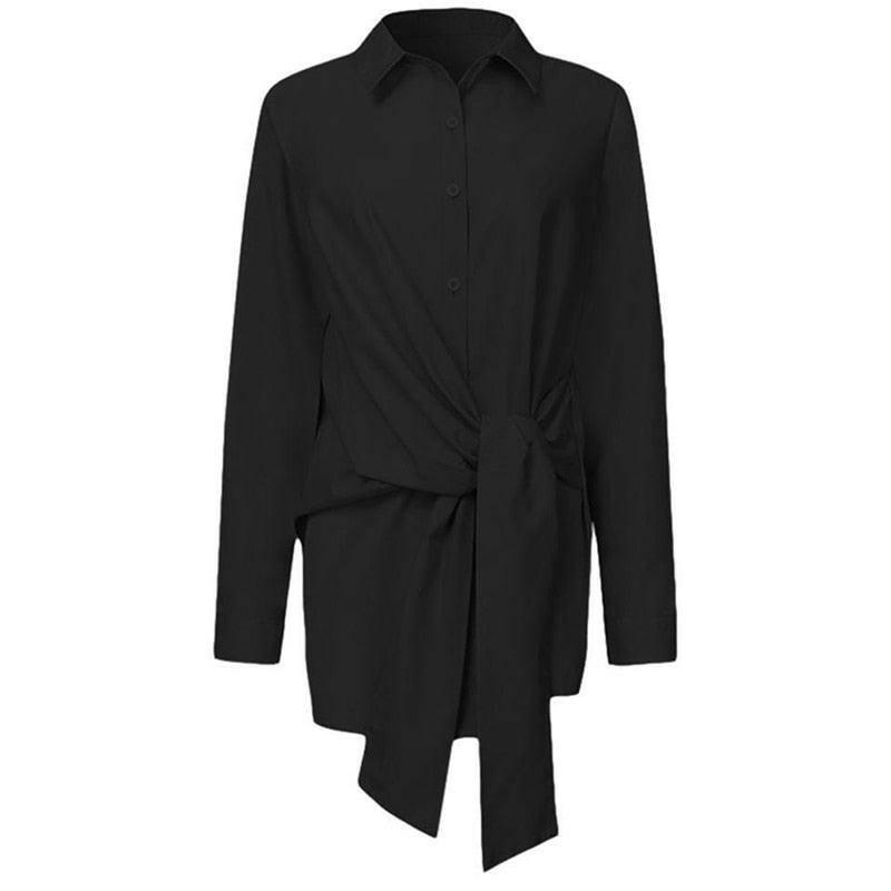 Valenzora | The long-sleeved collared front-band shirt: Effortless style and comfort