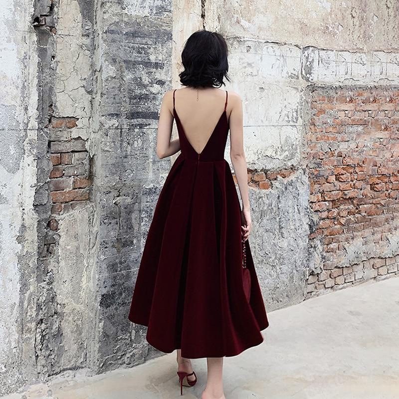 Midi dress with narrow straps
