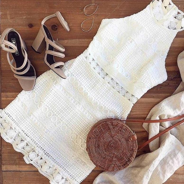 made of lace