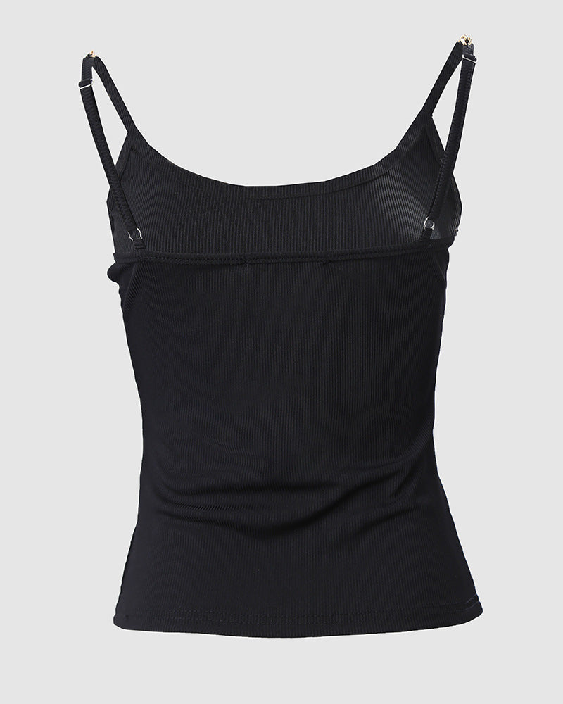 Valenzora | Sommerliches Rib-Camisole-Top