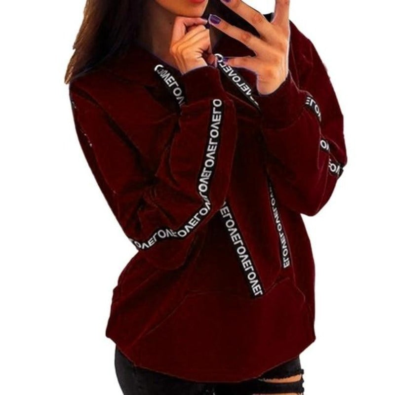 Valenzora | Long-sleeved hoodie sweatshirt