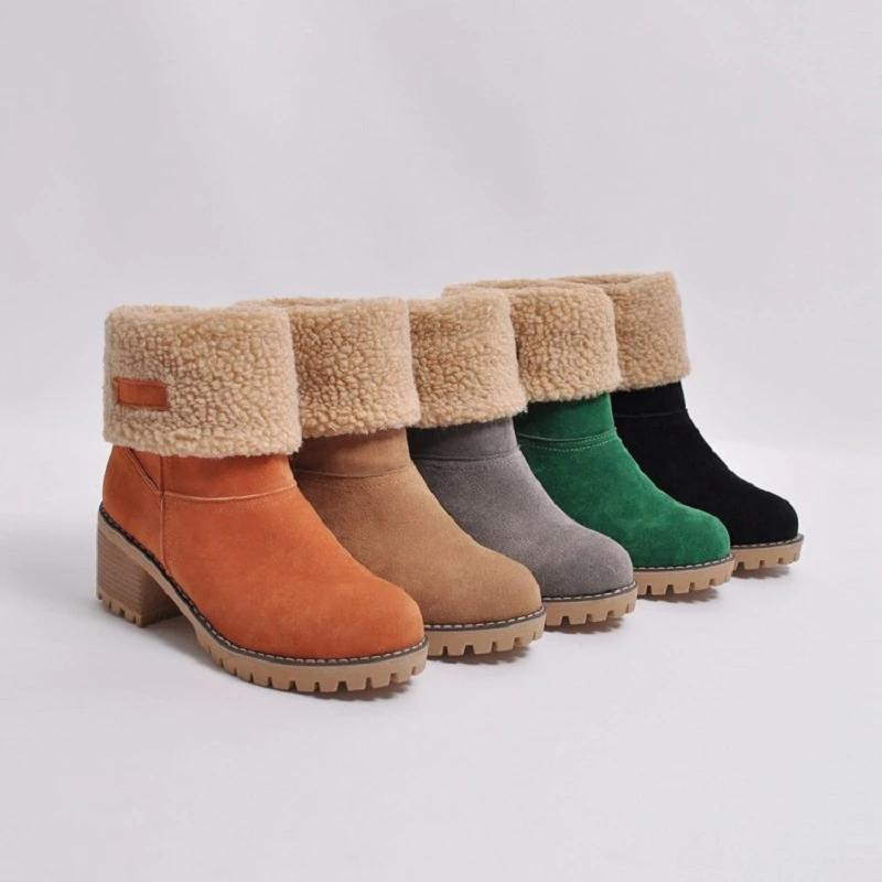 Valenzora | Elegant winter boots with heels for women