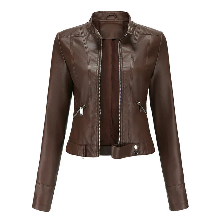 Valenzora | Elegant leather jacket