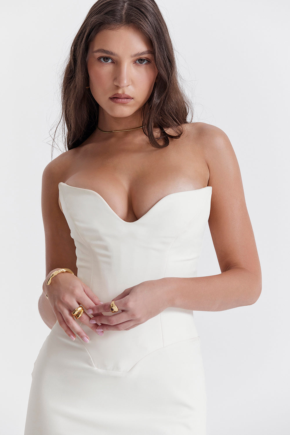 Valenzora | Trägerloses Korsettkleid
