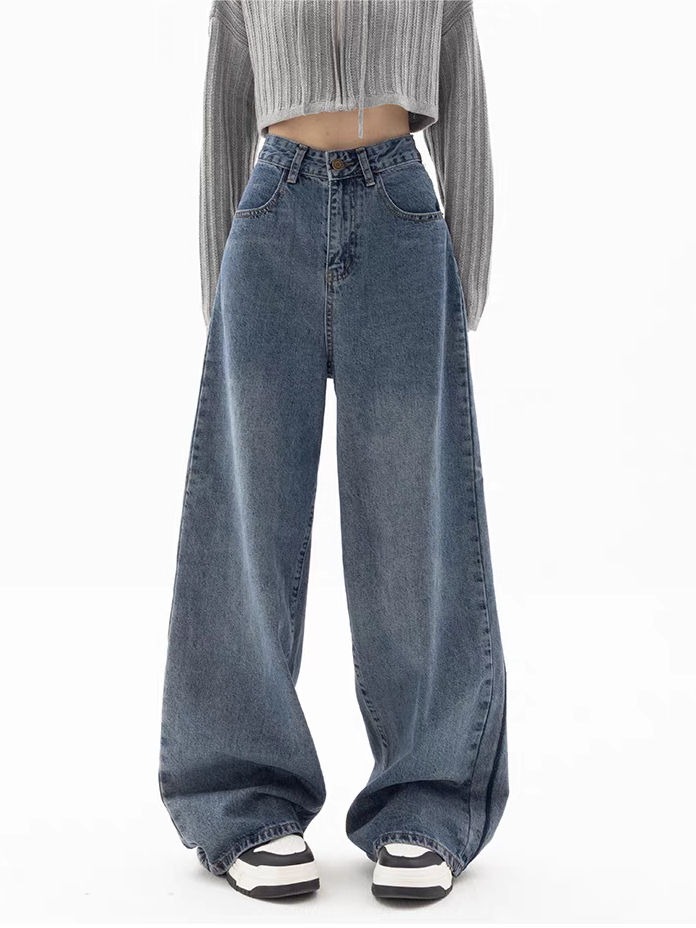 Valenzora | Blue baggy boyfriend jeans